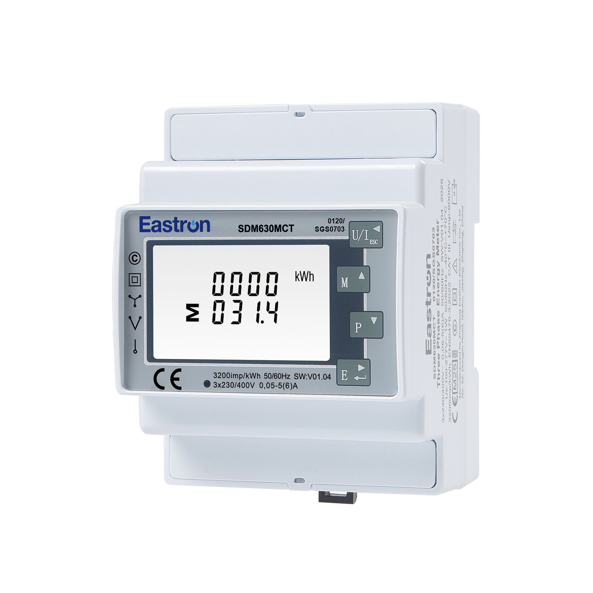 SDM630MCT MID energiemeter Moet i.c.m. stroomtrafo's (niet inclusief) - 4 - SDM630MCT-MID 