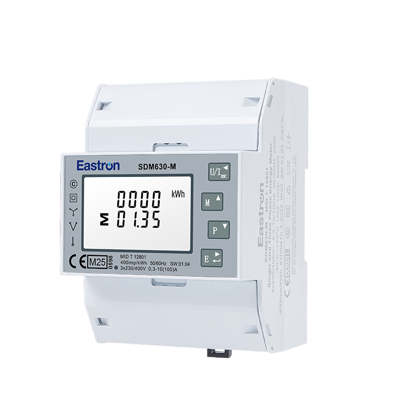 SDM630 3 fase kWh energie meter MODBUS 100A LCD MID gekeurd - 7 2 - SDM630MID 100A 
