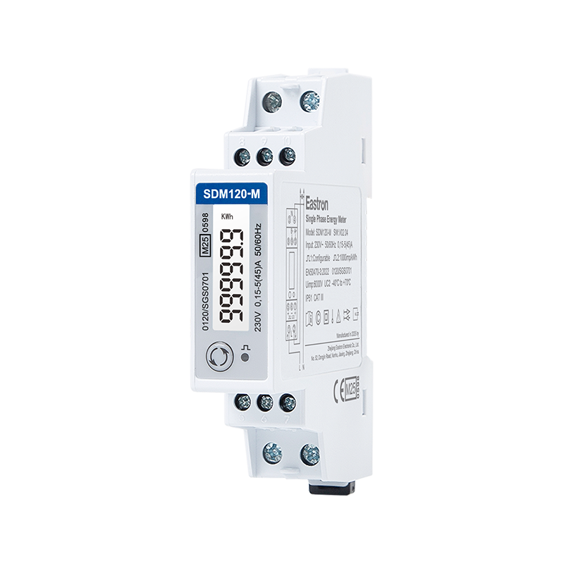 SDM120 Modbus 1 fase kWh energie meter 45A LCD MID - Sdm120 m 1 - SDM120MODBUS 