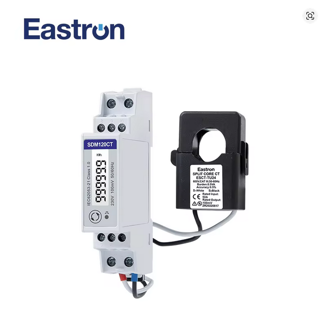 SDM120CT Modbus 1 fase kWh energie meter 100A LCD MID - Sdm120ct mid - SDM120CTMODBUS