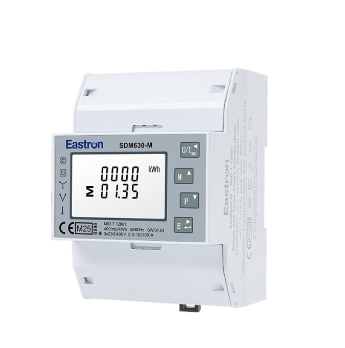 SDM630 3 fase kWh energie meter MODBUS 100A LCD MID gekeurd - 7 2 - SDM630MID 100A 